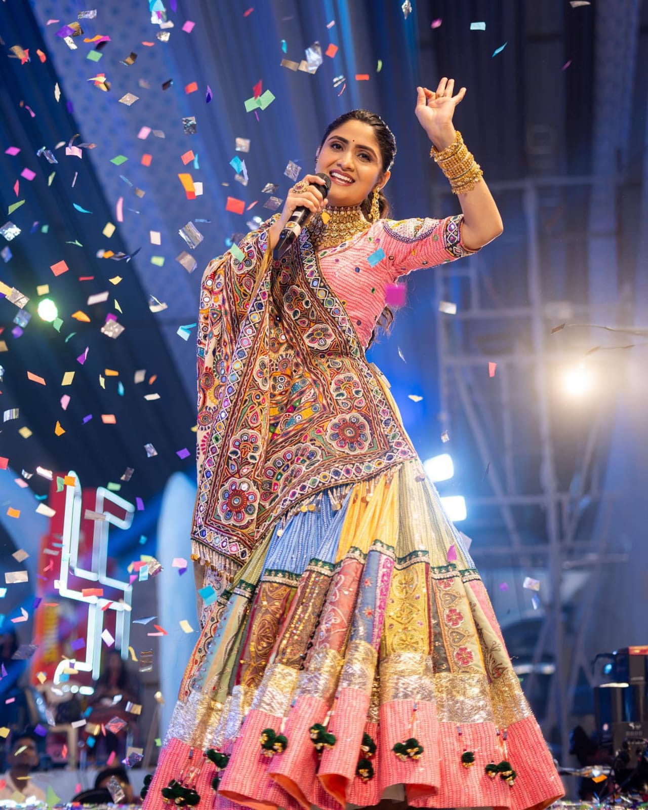 Heavy Muslin Cotton Lehenga Choli